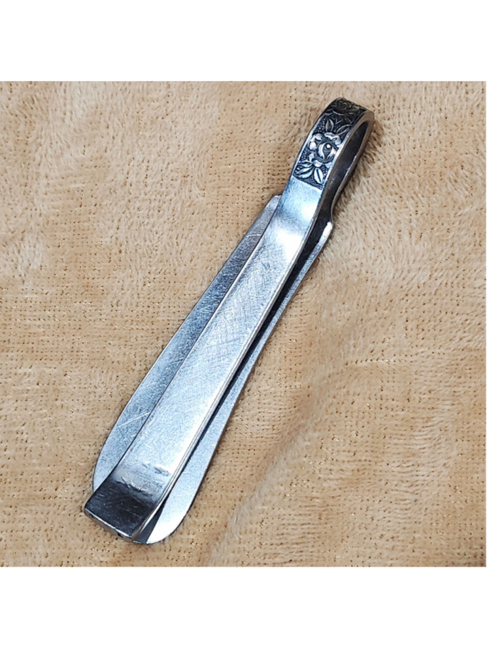 Silverwear Money Clip / card Holder handmade Accessory